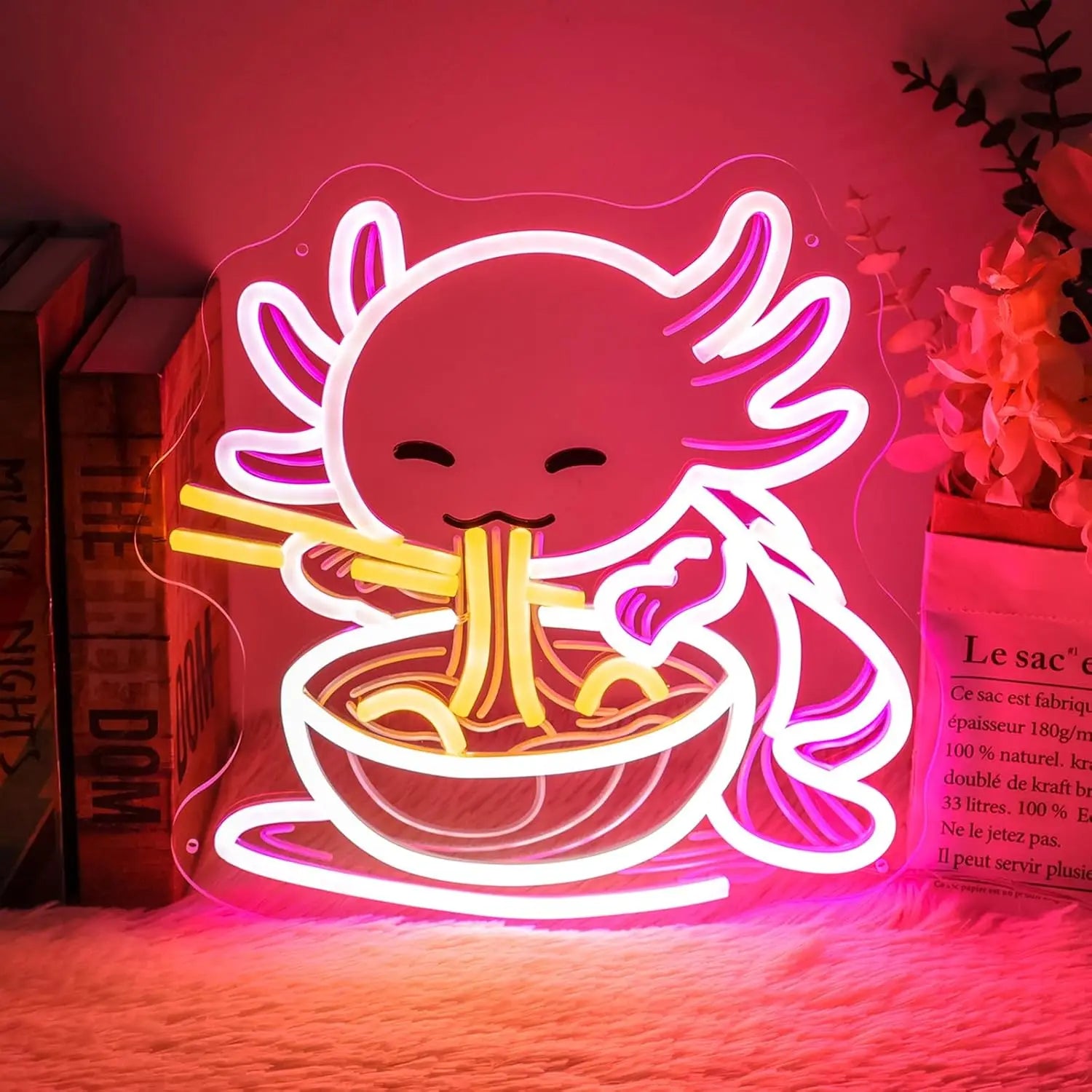 Axolotl Neon Sign