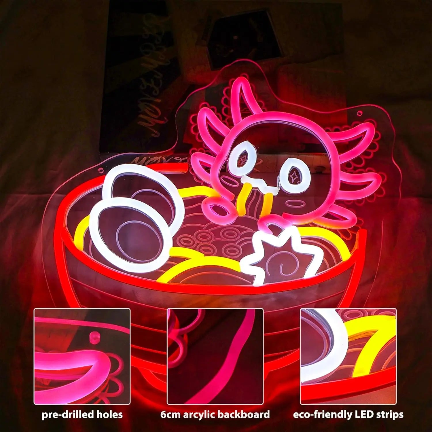 Axolotl Neon Sign