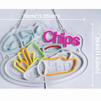 Fish Chips Neon Sign