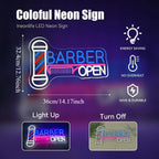 Barber Open Neon Sign