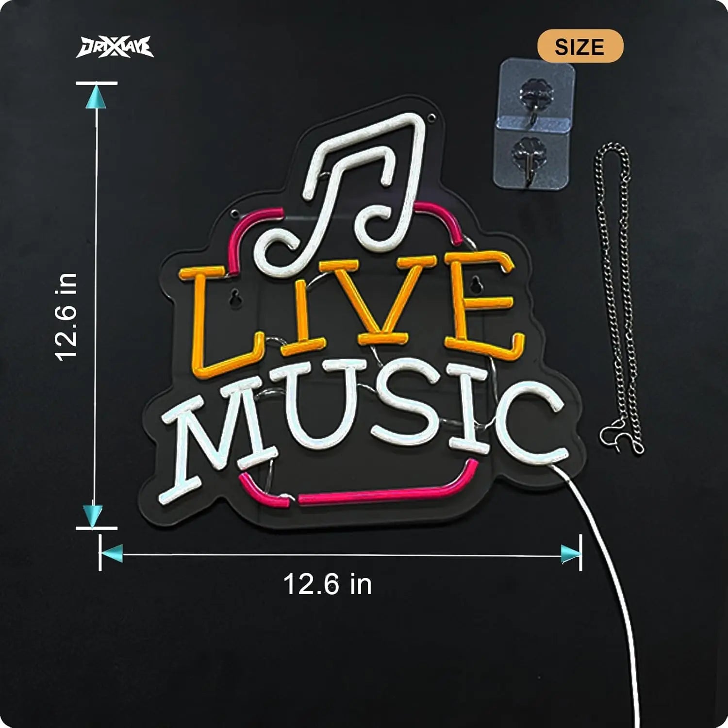 Live Music Neon Sign