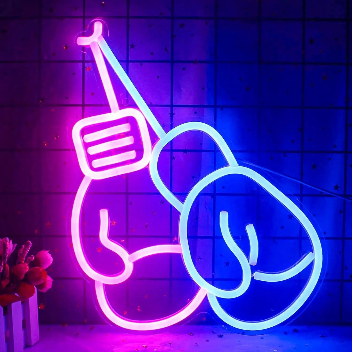 Barbell Open Neon Sign