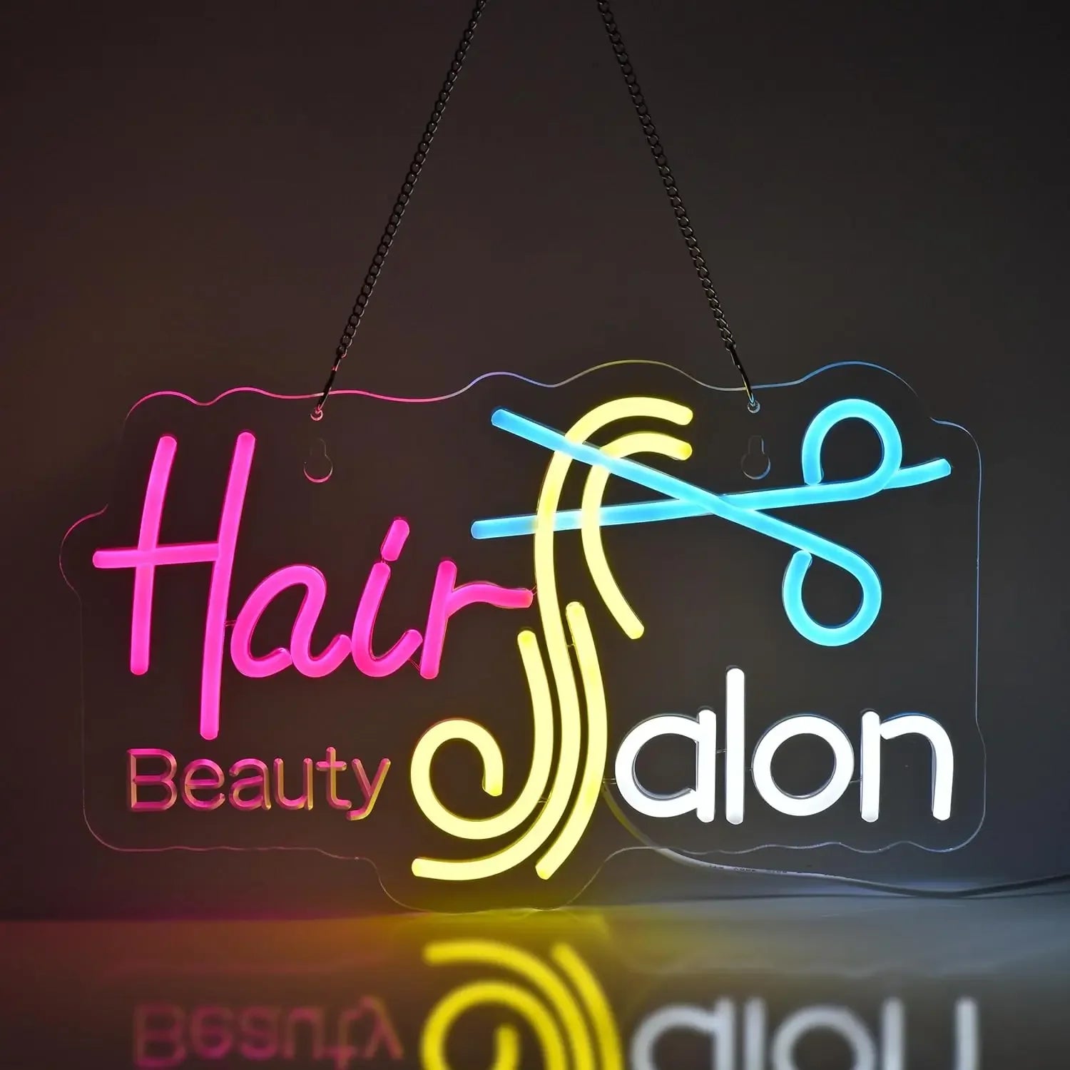 Hair Salon Neon Sign