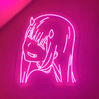 Zero Two Anime Neon Sign