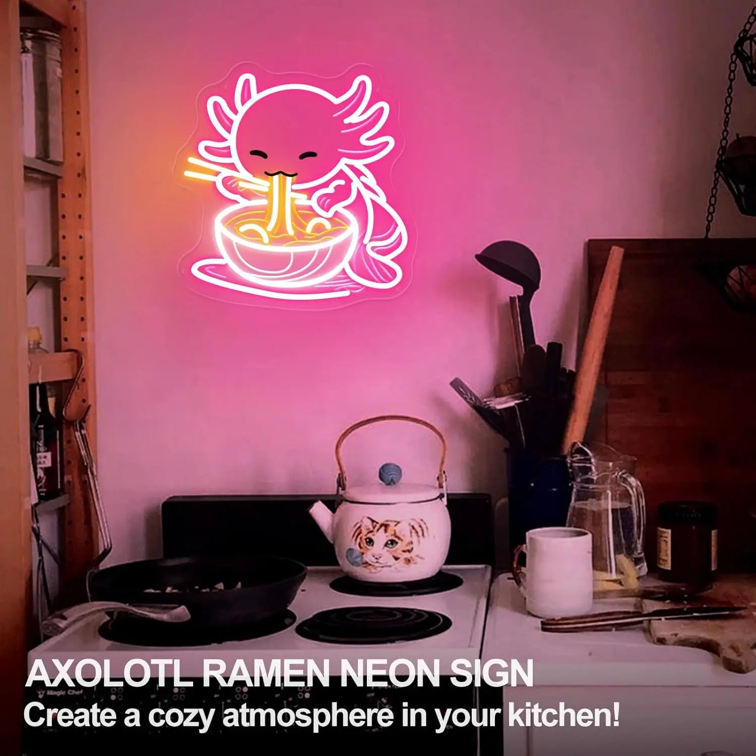 Axolotl Neon Sign