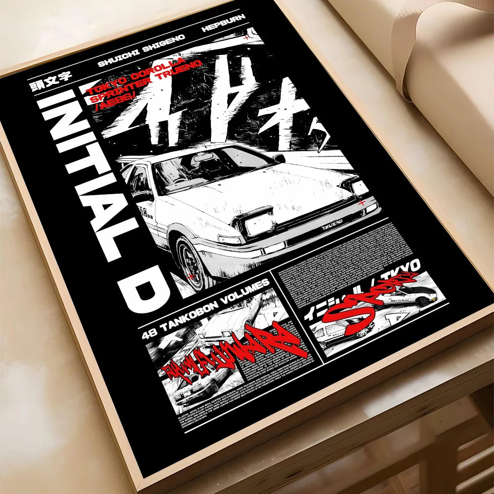 Initial D Wall Posters