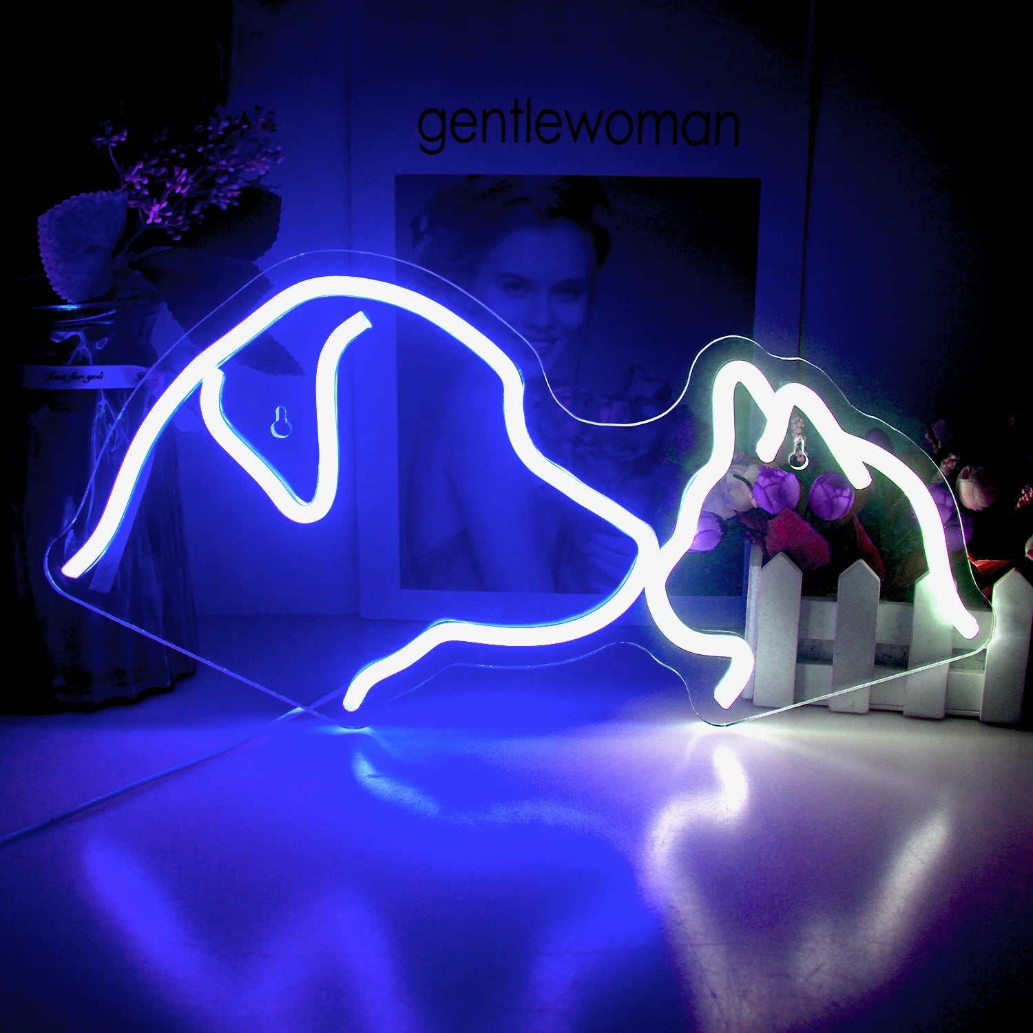 Dog Cat Neon Sign