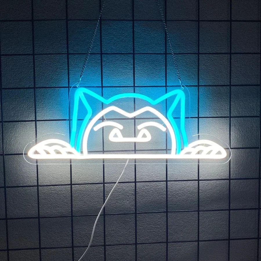 Snorlax Neon Sign
