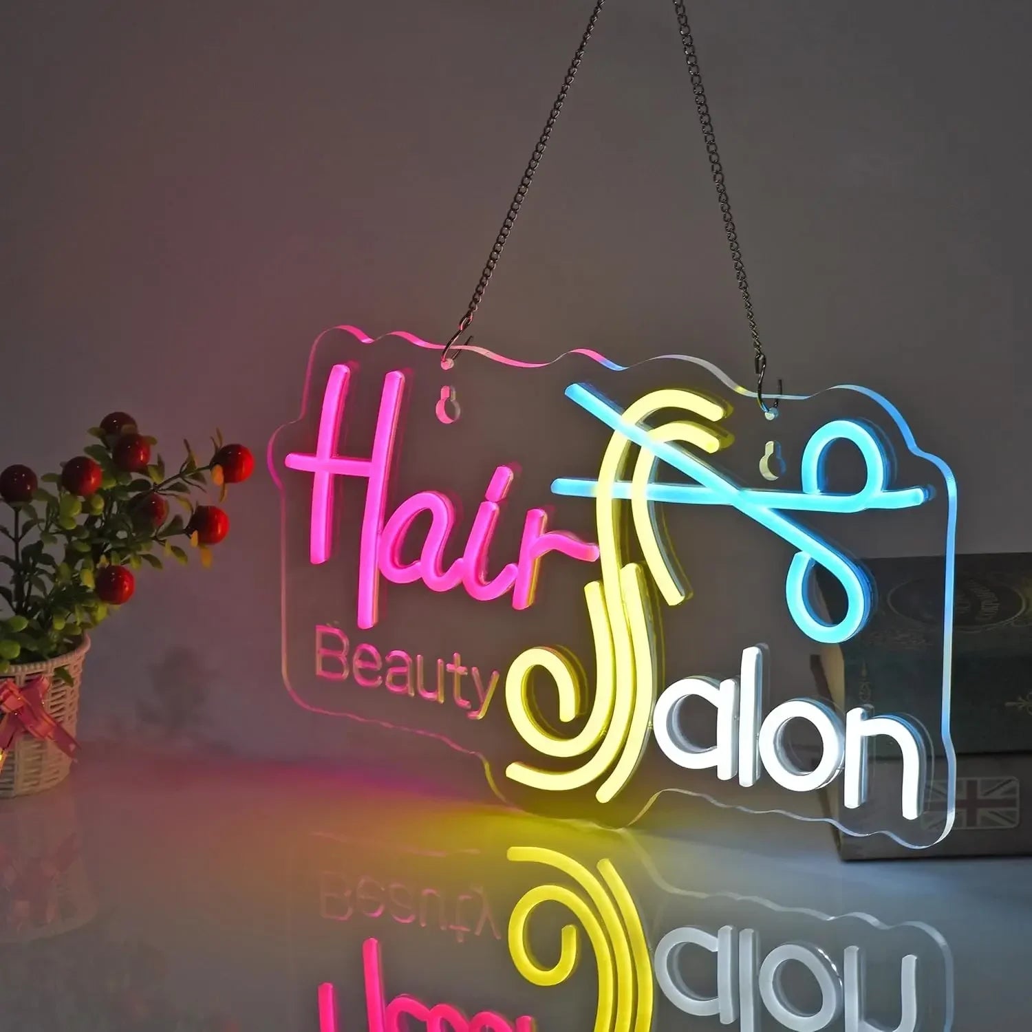 Hair Salon Neon Sign
