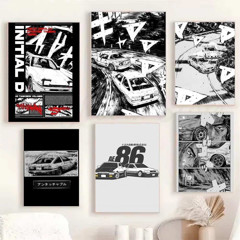 Initial D Wall Posters
