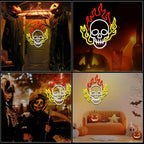 Gevbay Skull Neon Sign