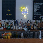 Glow & Sip Neon Sign